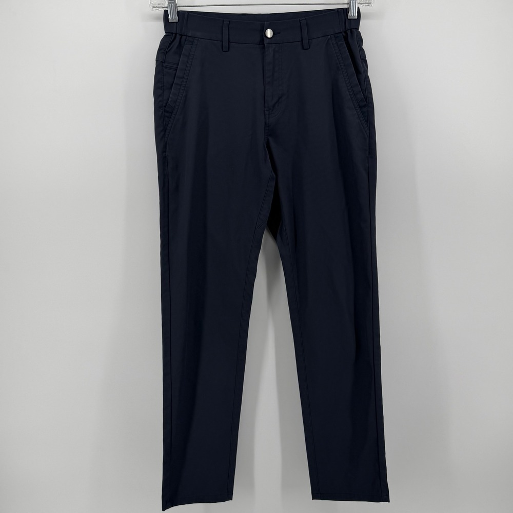 Jack Archer Pant Mens 28 Navy Blue Slim Fit Chino Trousers Tech Fabric